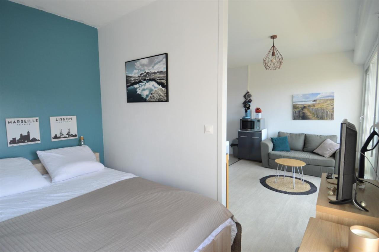 Апартаменты Studio Avec Chambre - Balcon Et A 20M De La Mer Курсёль-сюр-Мер Экстерьер фото